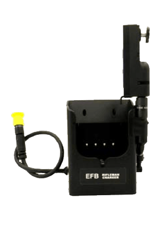 RIFLEMAN AN/PRC 154 Charger w/ Auxiliary Output cable and with Rifleman Dual Input Dual Output Side Connector (sidePAN)